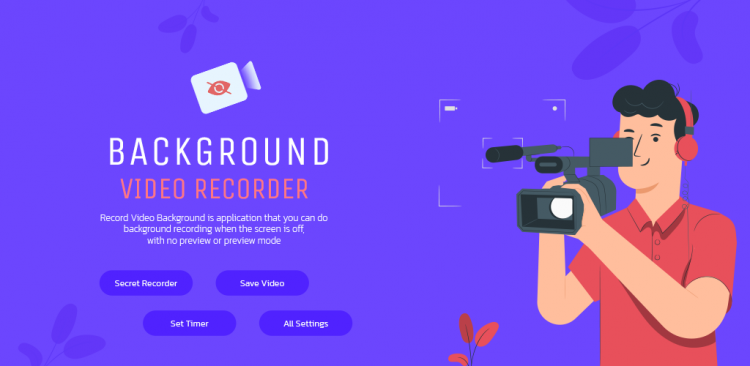 Record Video Background