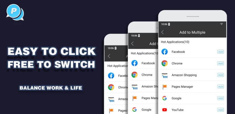 Multiple Accounts Dual Accounts&Parallel Space