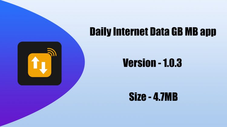 Everyday Internet Data GB MB application