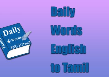 Daily Words English to Myanmar