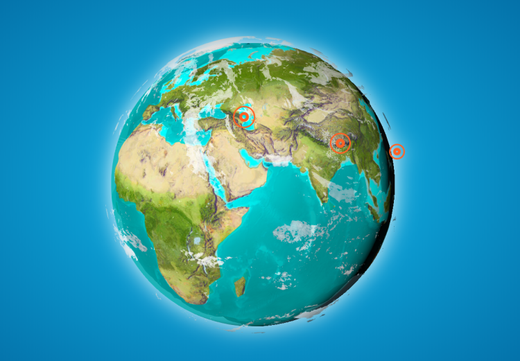 Earth 3D Map