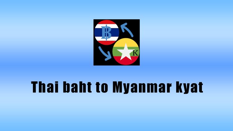Thai baht to Myanmar kyat