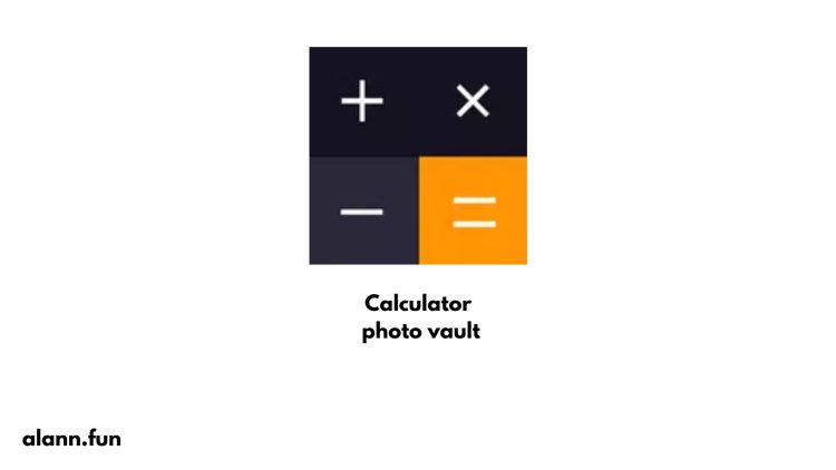 Calculator – photo vault